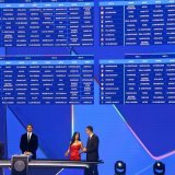 Le tirage au sort de la phase de ligue de la Ligue des champions s'est tenu jeudi à Monaco. KEYSTONE/EPA/MOHAMMED BADRA